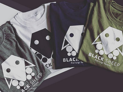 "Black Sheep" project. Matched T-shirts adobe design gadjet graphic illustrator logo packaging photoshop