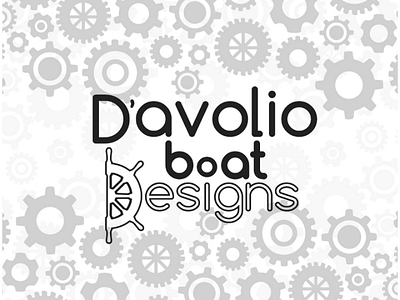 Logo "D'avolio boat Design" adobe boat brand design illustrator logo logotype