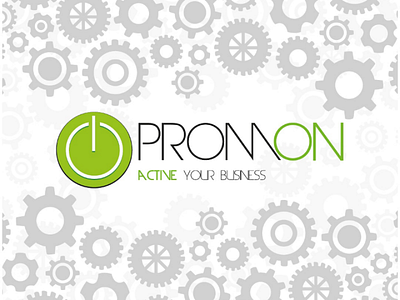 "PromON" logo design logo logo design marketing promote