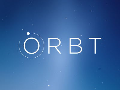 Orbt app apple watch ios lettering logo space stars type