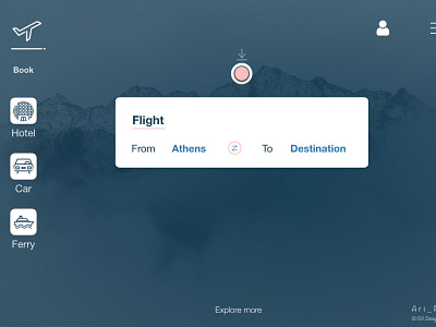 FlyBookShot2 airlines booking design flat minimal ui ux web website