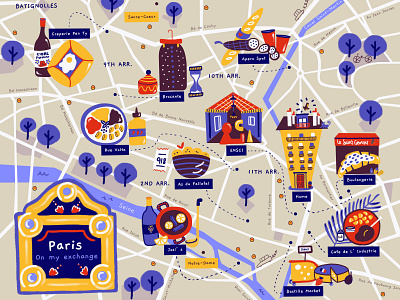 Paris Map 📍🇫🇷