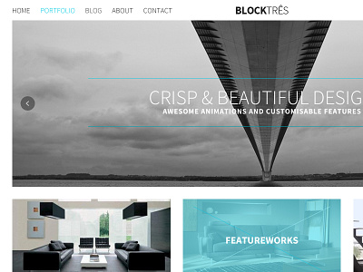 blocktrès corporate crisp template web