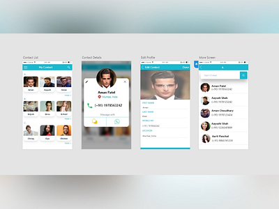 Browse thousands of Contact List Dashboard images for design ...