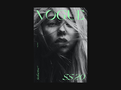 Editorial concept design "Vogue Seductive⁣"