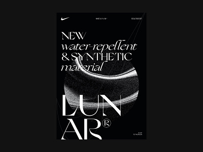 Nike Lunar Sole Boost boost branding clean concept design editorial lunar minimal nike sole typography ui ui design ux web