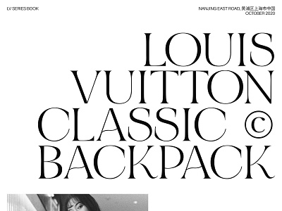 Louis Vuitton Classic Backpack Book Series by Marco Caprotti on Dribbble