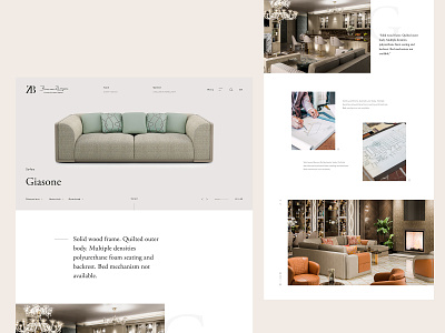 ZB branding clean craft design experience interior design luxury minimal typography ui ui design ux web webdesign website