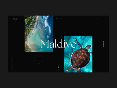 Brera incentive slide and drag navigation branding clean design events incentive luxury maldive minimal typography ui ui design ux web webdesign website