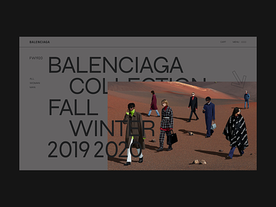 Balenciaga Minimal Home Fall Winter "Ethnic Landscape"