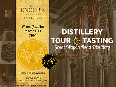 Distillery Tour Flyer