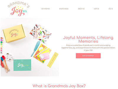 Grandma's Joy Box | Subscription Box cratejoy logo subscription box