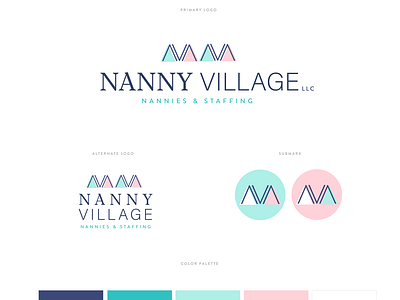 Nanny Village Branding agency branding branding agency logo logodesign nanny nanny village saffing staffing agency