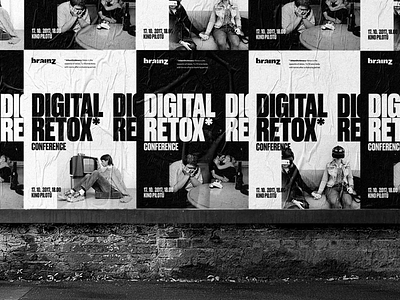 Digital Retox – Disruptive Marketing Conference branding conference design event branding typography