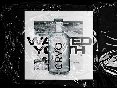 Cryo vodka alcohol alcohol branding branding design drink poster spirit typography vodka