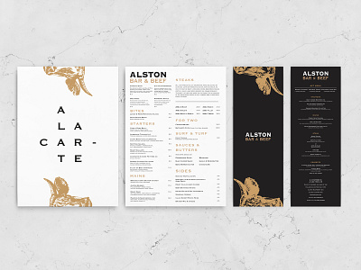 Restaurant Menu Proposal menu menu bar menu branding menu card menu design restaurant branding restaurant design thirty30