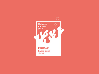 Pantone Of The Year 2019 colour colour of the year colourswatch coral livingcoral pantone pantone2019 pantonecoral swarch