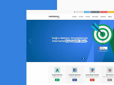 Webolizma Digital Agency UI Design