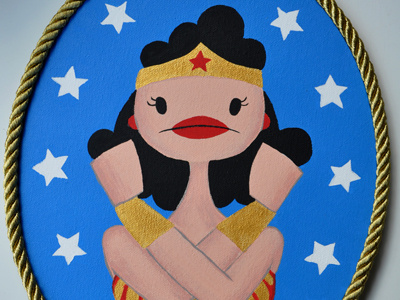 Wonder Woman girl portrait starlette superhero woman wonder woman