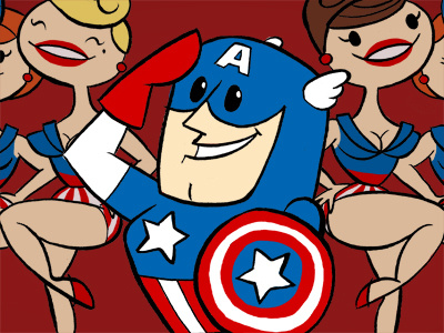 Capitán America character superhero