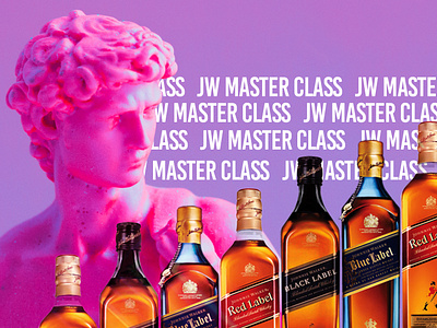 JW Master Class concept design illustration typography