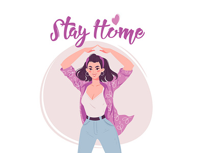 Stay Home Concept
