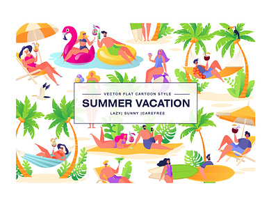 "Summer Vacation" Character Set