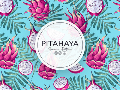 "Pitahaya" Seamless Pattern