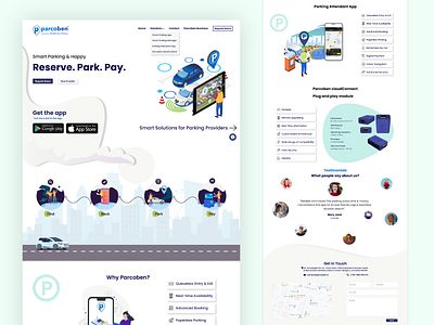 Smart parking app adobe xd motion graphics ui ui ux design