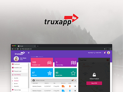 Truxapp Dashboard