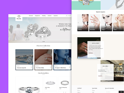 Black Diamond Themes black black and white branding card design diamond diamond logo diamonds jewellery logo ui ux ux web website wireframe