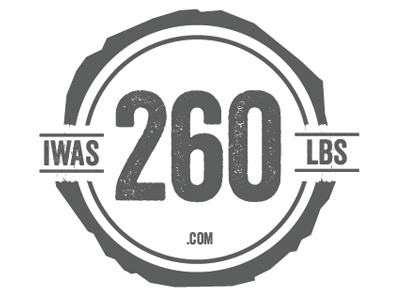 Logo Design, "I Was 260 LBS"