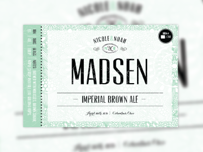 Wedding Beer Labels