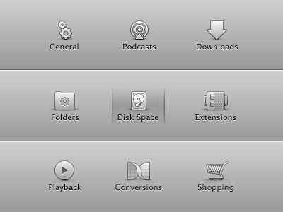New preference pane icons for Miro (OSX UI icons) chrome icon icons icons set interface miro osx ui