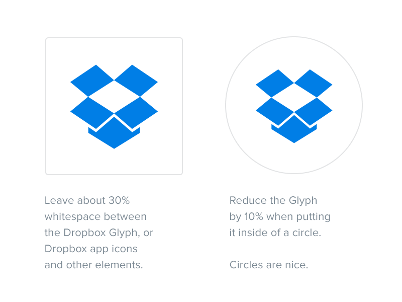 Working on new branding guidelines (animated) dropbox logo