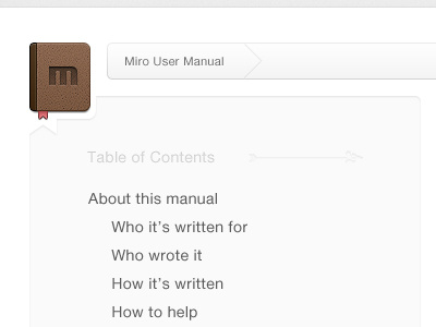 Miro User Manual UI