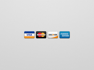 Proper Credit Card Icons
