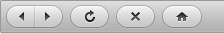 Miro Browser Buttons (OSX app UI UX) app chrome design interface miro osx ui user ux