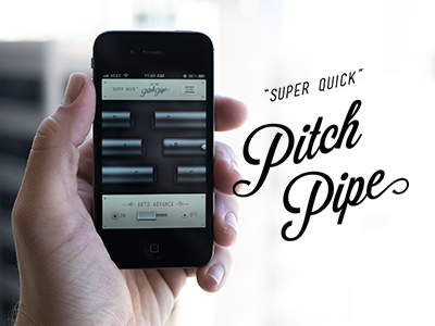 "Super Quick" Pitch Pipe app guitar hypercompact ios lavanderia mensch music pitch pipe tuning