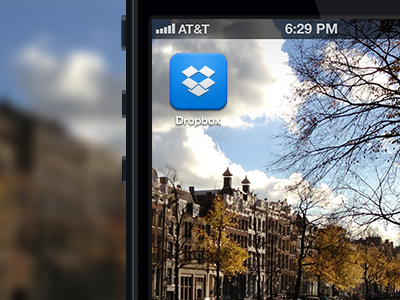 New Dropbox iOS Icon dropbox icon ios ios icon