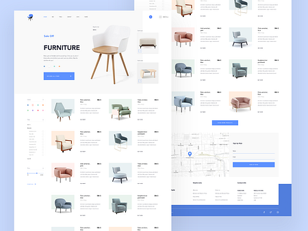 Furniture mall by Aana for Pxeed on Dribbble