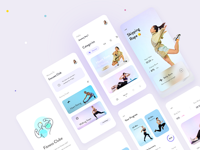 fitness UI design