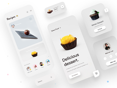 Food Delivery App app delivery app design food app logo ux