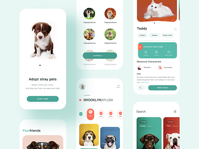 Pet Adoption App-3 by Marcus Leo on Dribbble