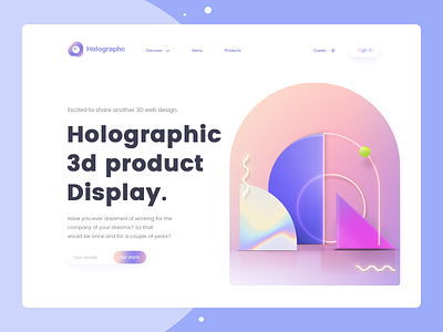 Holographic 3d Product Display.