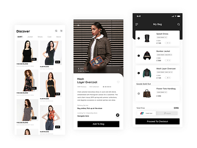 E Commerce App Interface