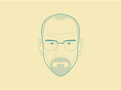 Walter White braking bad face illustration walter walter white white