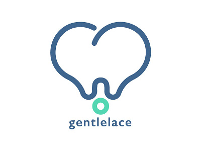 Logo 2. Dentist dentist heart lace line logo medical tooth