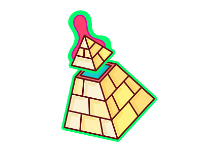 Believe what you want to believe. abduction aliens egipt illustration lsd pyramid trip