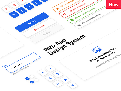 Web App Design System app apply pixels design system library photoshop psd sketch template web